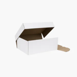 White Cake Box small 1/4