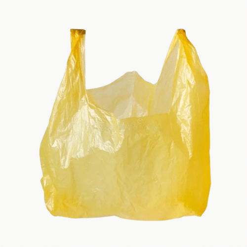Yellow Plastic Bags 1 pack